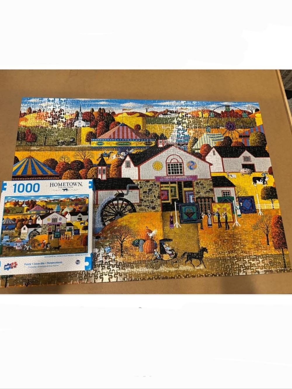 🧩2/$12 1000-piece jigsaw Puzzle "Ladies of Lancaster" Complete!!